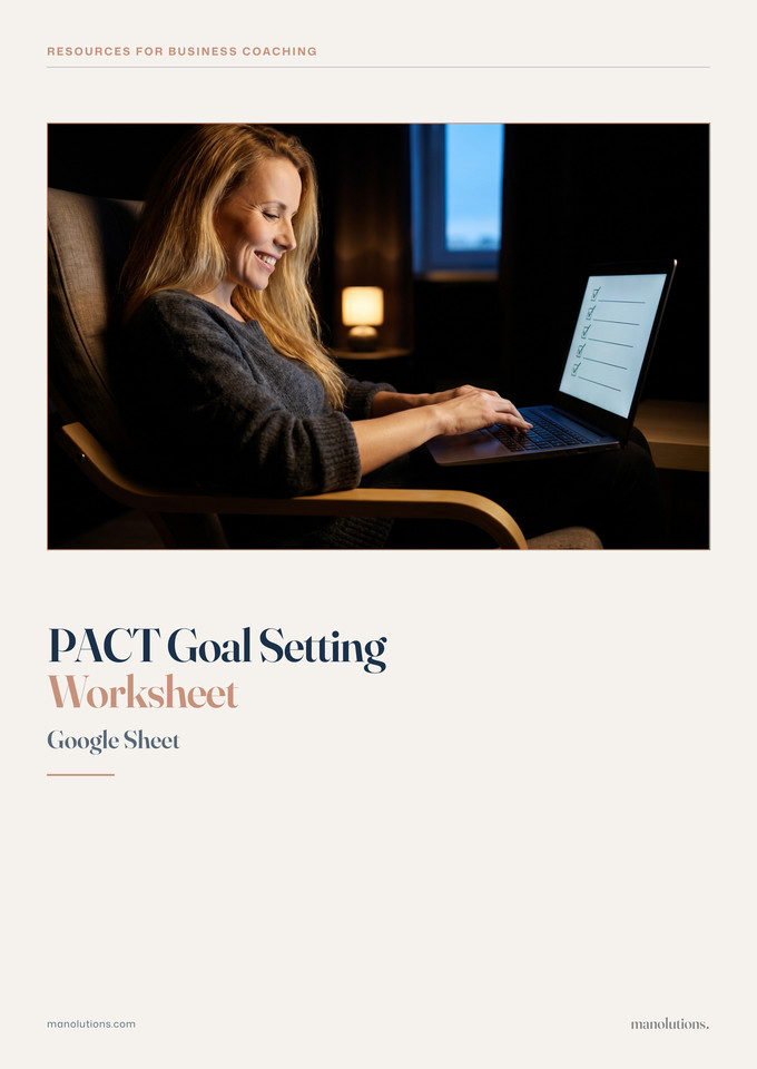 PACT Goals - Goal Setting Worksheet (Spreadsheet) cover