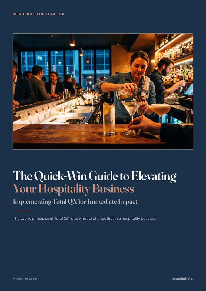 The Quick-Win Guide to Elevating Your Hospitality Business: Implementing Total QX™ for Immediate Impact cover